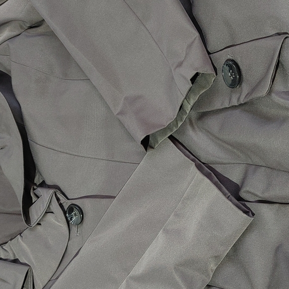 Sandro Studio Ruffle Trench Coat - Picture 6 of 10